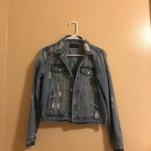 Ripped Denim Jacket